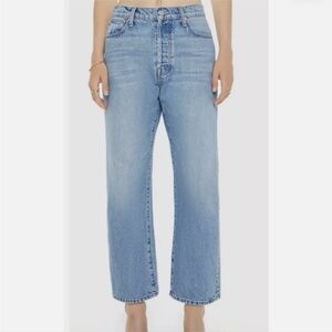 Mother Ditcher Crop Blue Jeans Size 27 slouchy straight boyfriend